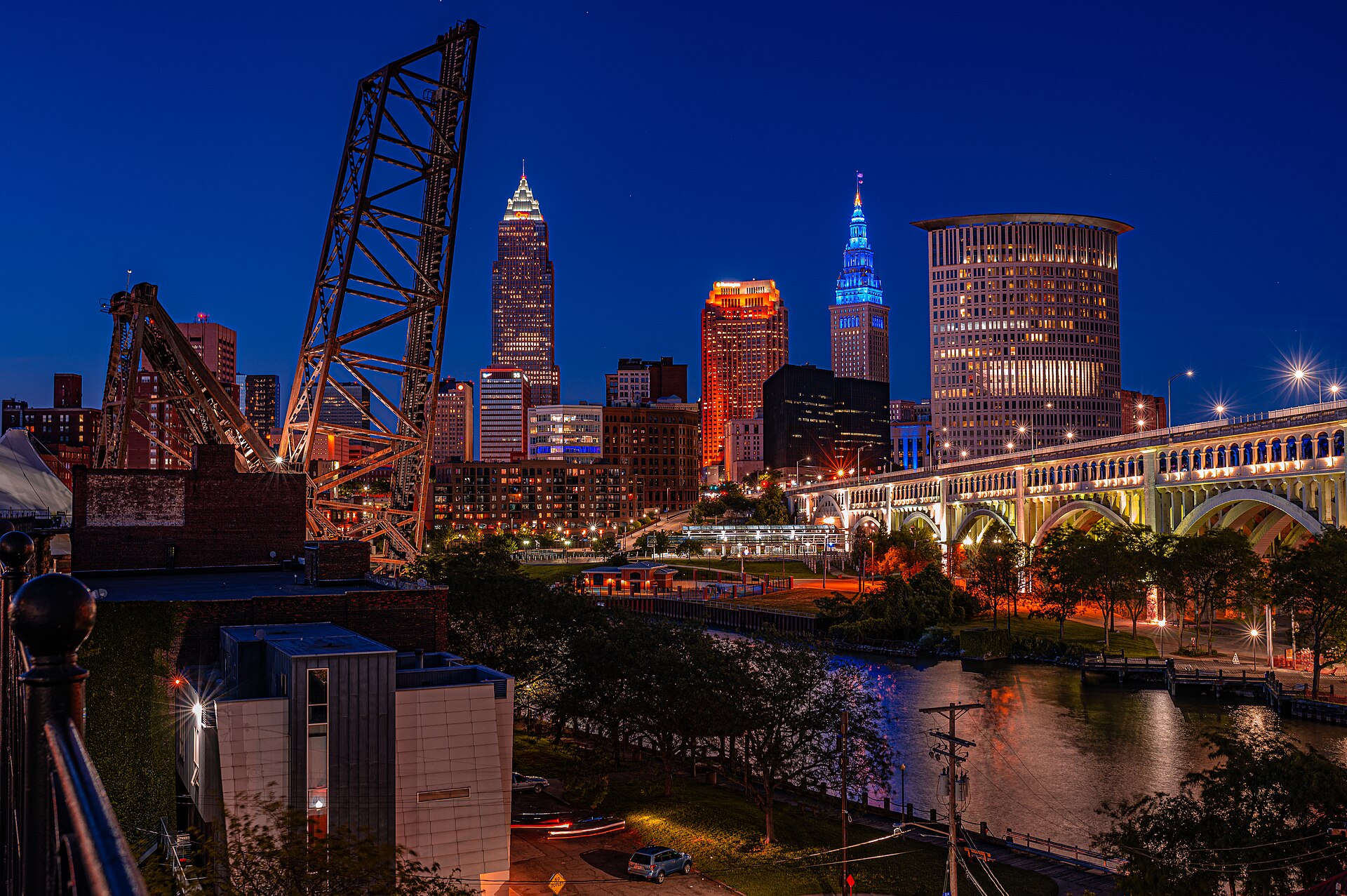 Cleveland skyline representing Actimor's Northeast Ohio service area